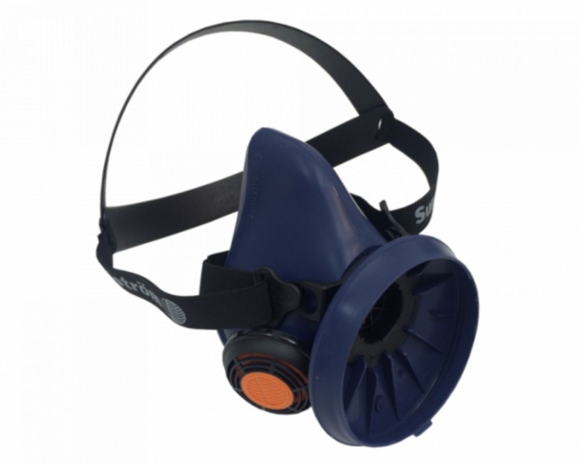 Picture of SR 100 HALF MASK SILICON M/L CRADLE HARNESS