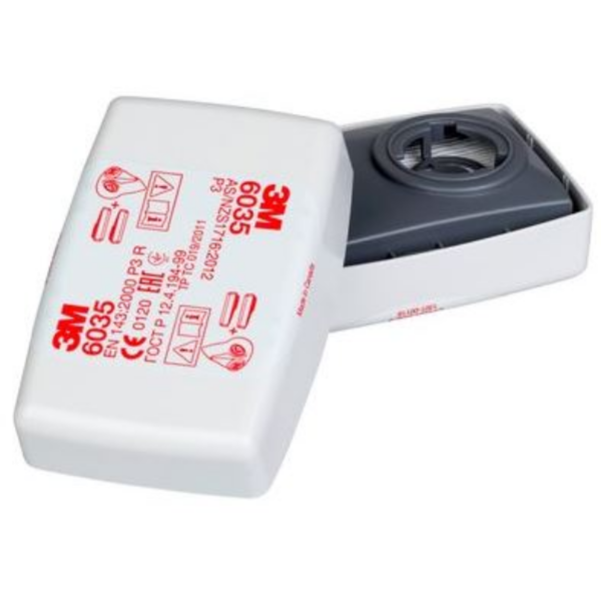 Picture of 6035 P2/P3 PARTICULATE RECTANGULAR WHITE FILTER