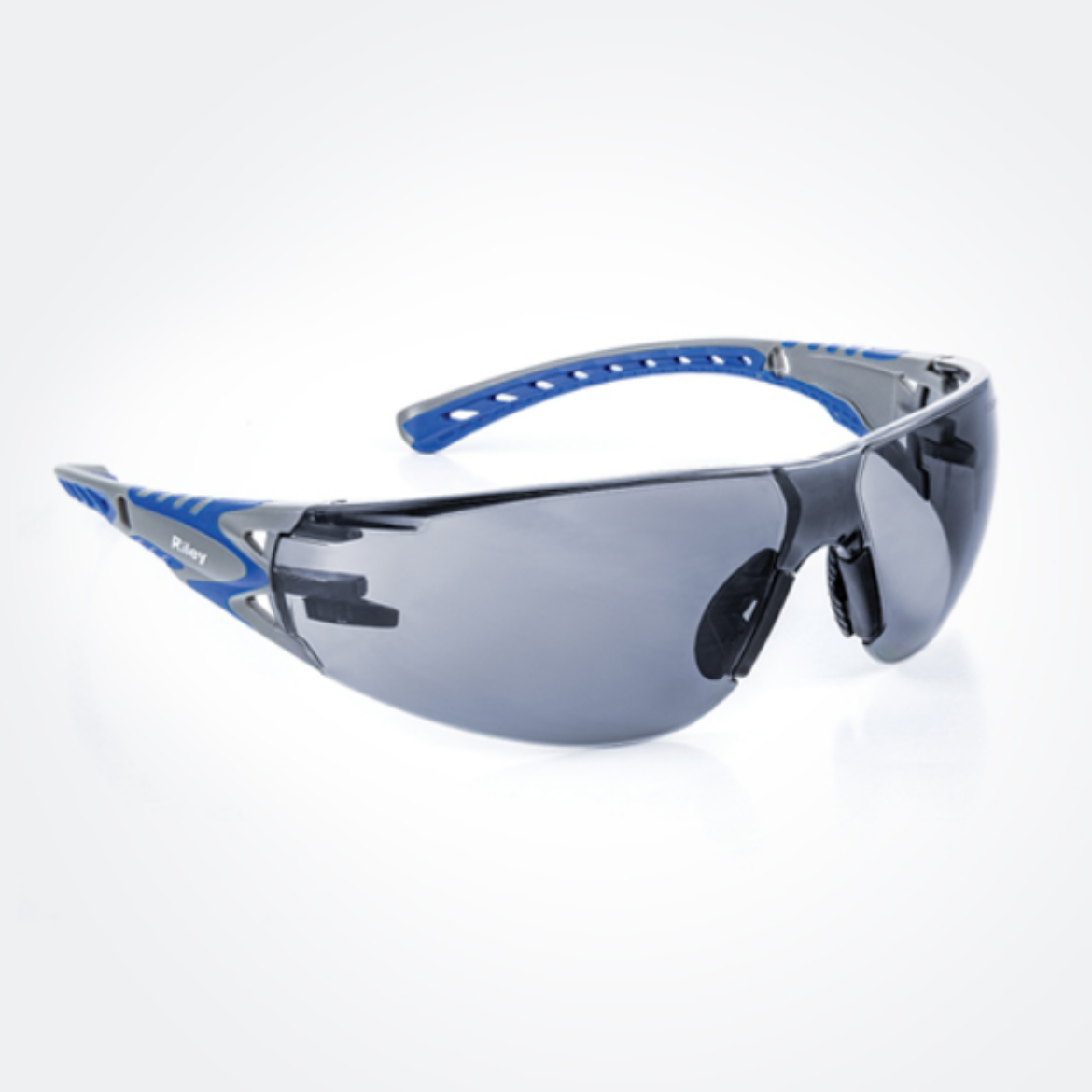 Picture of RILEY STREAM EVO ECO GREY SAFETY GLASSES WITH M/FIBRE POUCH