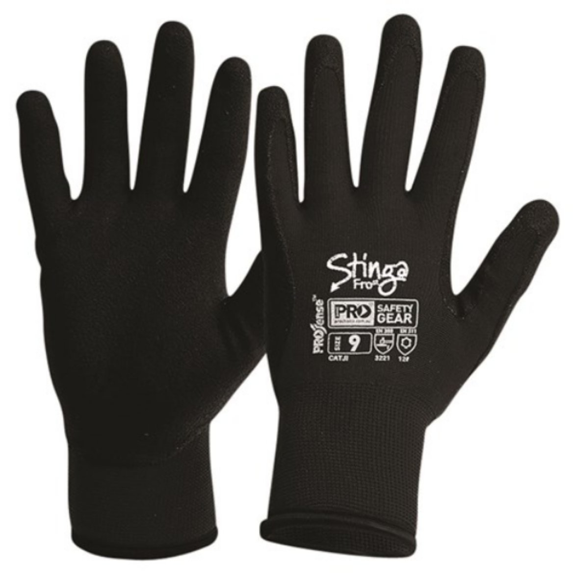 Picture of NPFF.SIZE - STINGA FROST BLACK PVC FOAM ON NYLON WINTER LINER (SIZE 10)