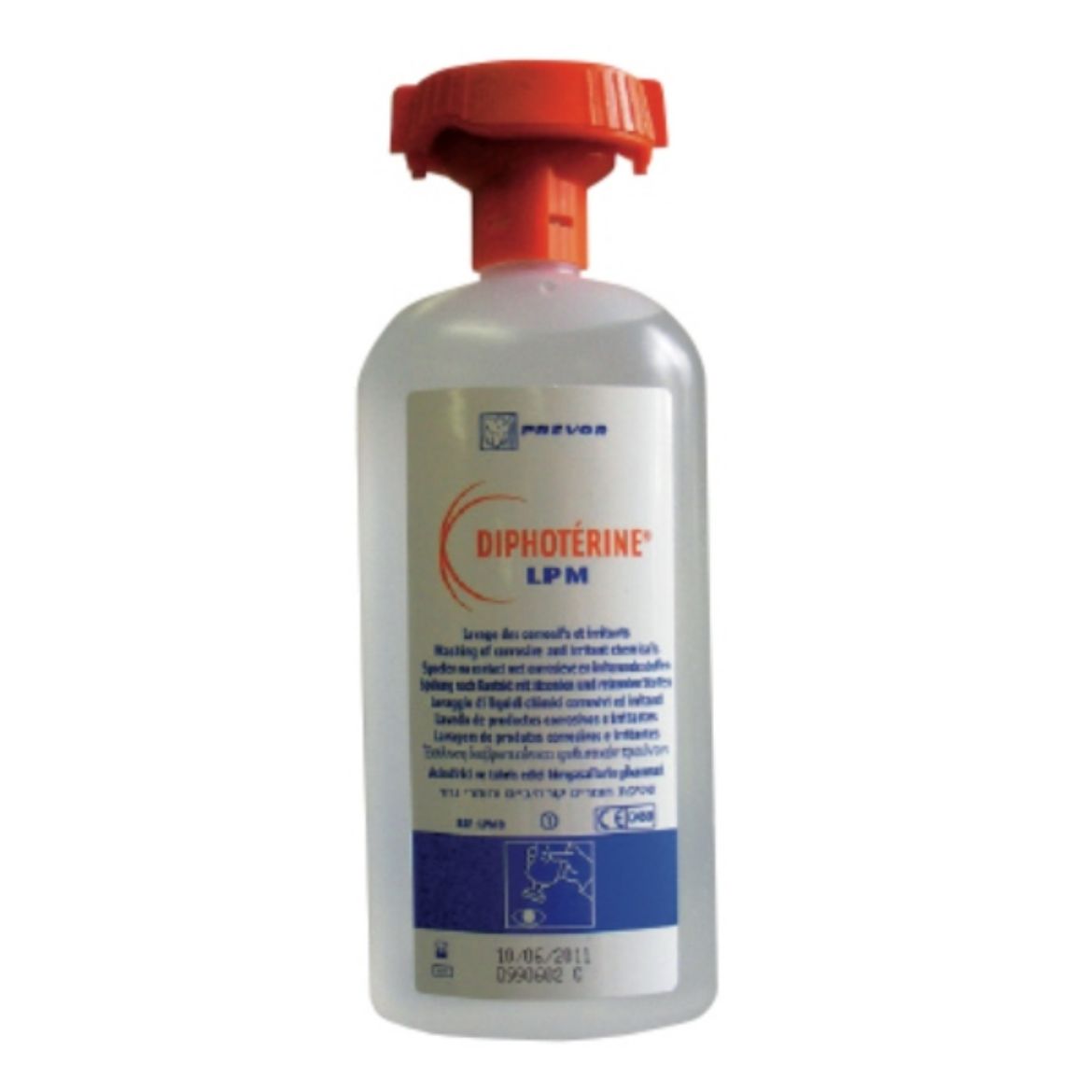 Picture of LPMD6 DIPHOTERINE 500ML PORTABLE BOTTLE WITH EYECUP