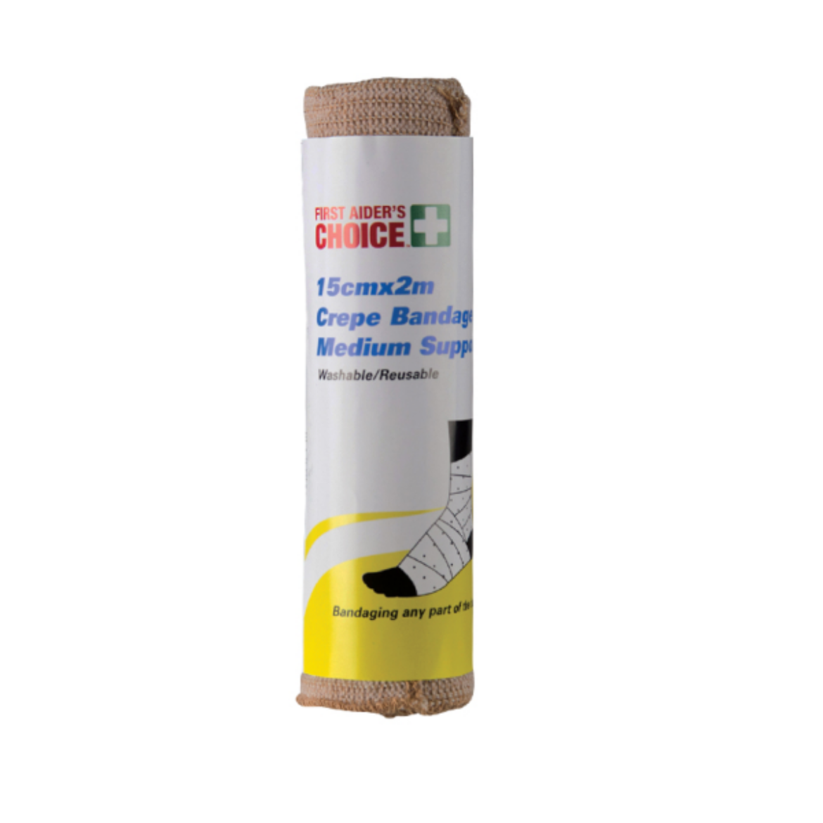 Picture of CREPE BANDAGES MEDIUM SUPPORT 15CM X 2M