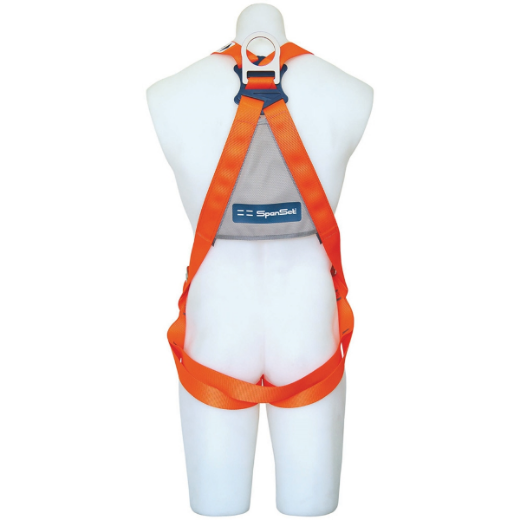 Picture of BUDGET HARNESS WITH REAR D, FRONT FALL ARREST LOOPS, FULLY ADJUSTABLE LEG, SHOULDER AND CHEST STRAPS. ONE SIZE ONLY.