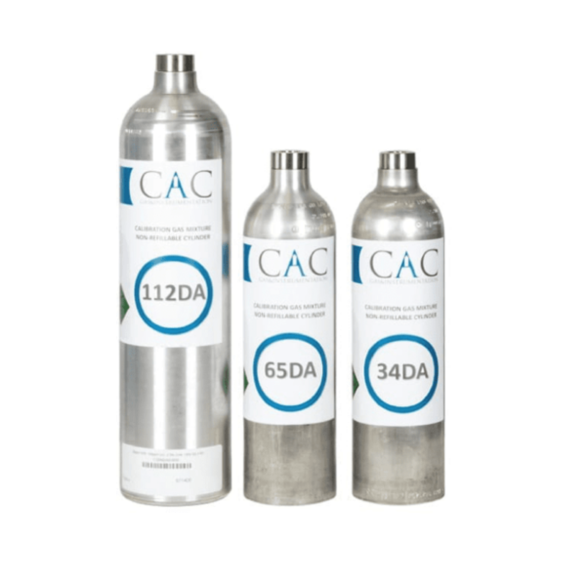 Picture of CALIBRATION GAS - 34LTR 40PPM H2S / 100PPM CO / 2.5% CH4 / 15% O2 / BAL. N2