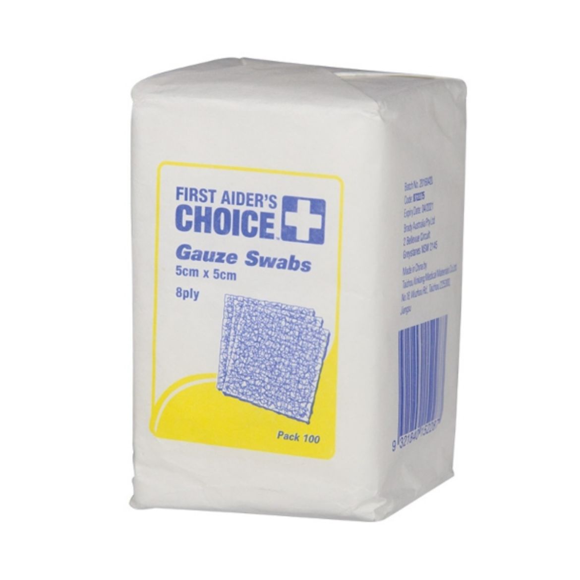 Picture of GAUZE SWABS 5CM X 5CM