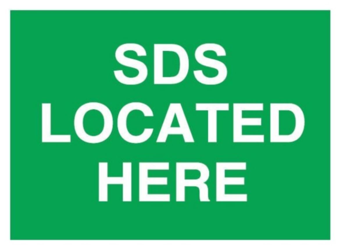 Picture of SDS LOCATED HERE SIGN 300MM(H) X 450MM(W) METAL