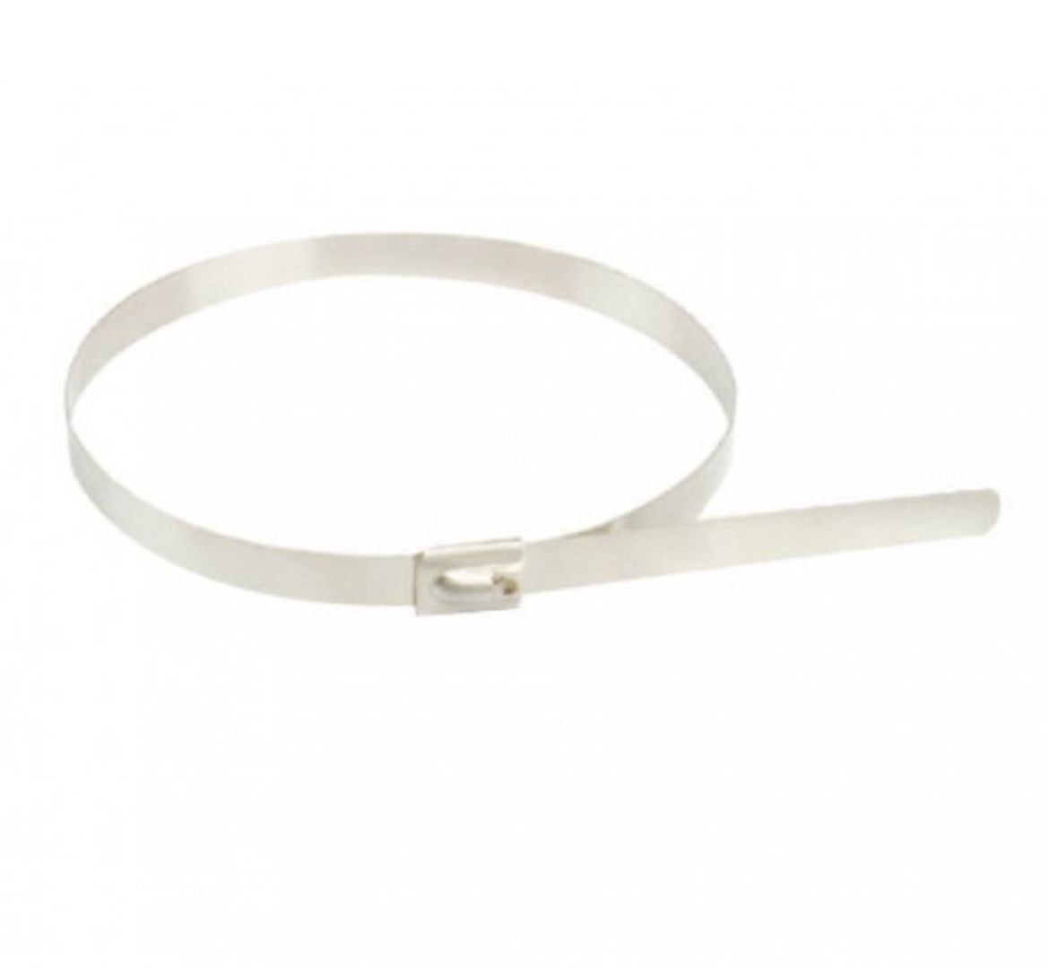Picture of HEAVY DUTY STANLESS STEEL CABLE TIE 316,  201MM X 7.9MM
