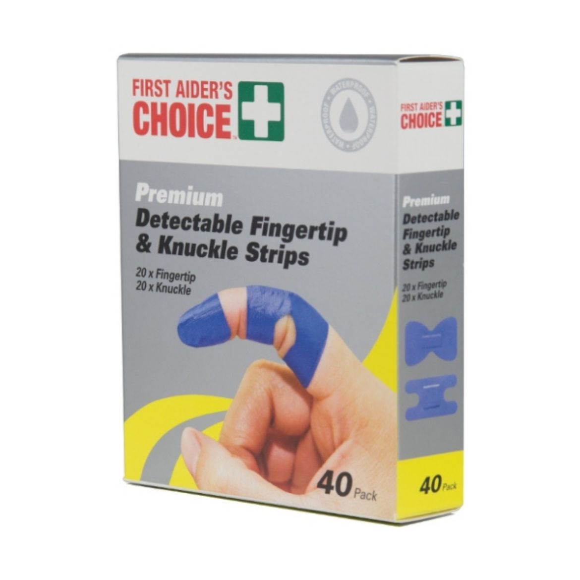 Picture of BLUE DETECTABLE FINGER/ KNUCKLE STRIPS