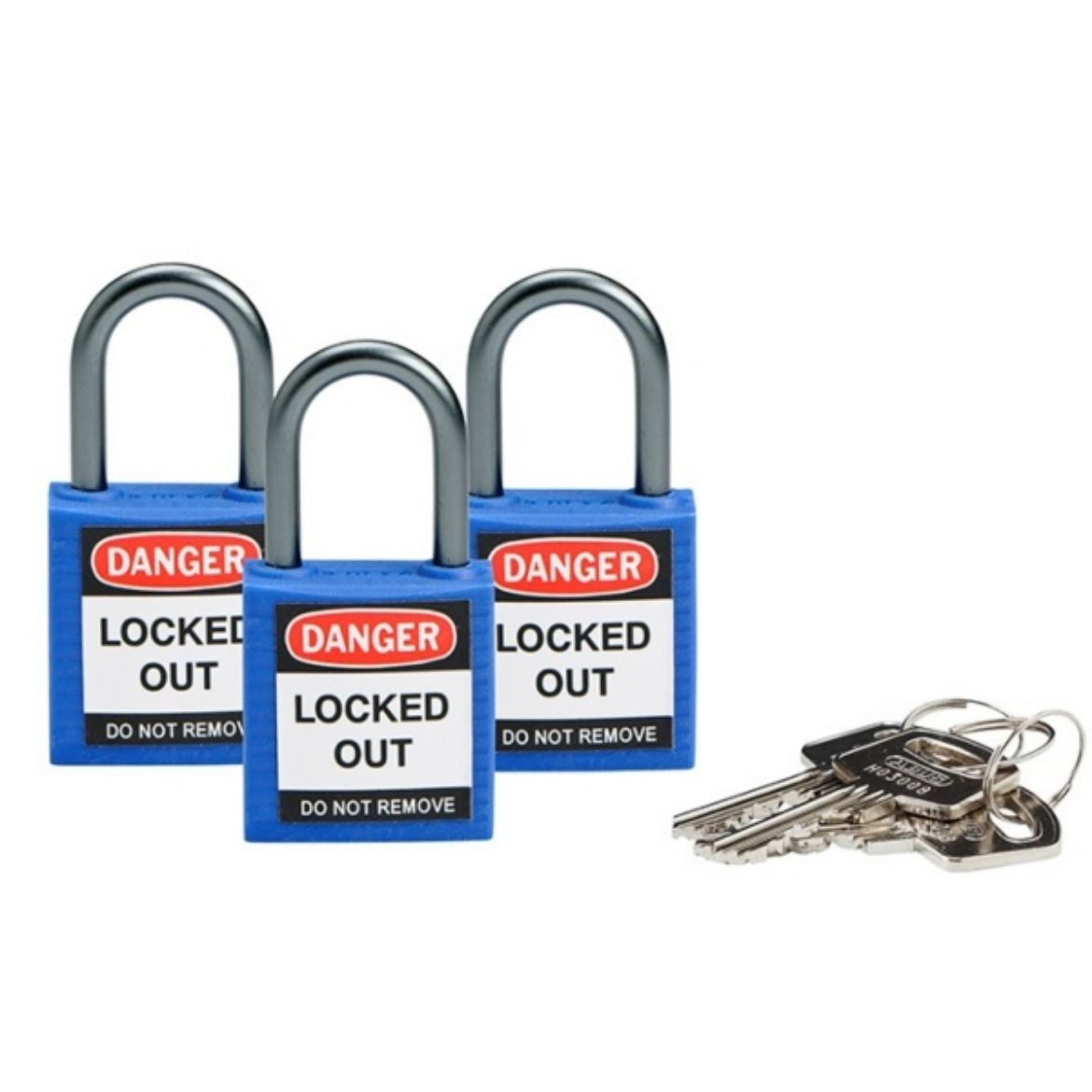 Picture of BRADY KEYED ALIKE PADLOCKS BLUE