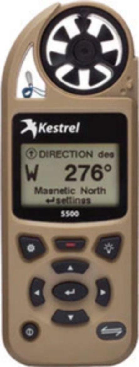 Picture of KESTREL 5500 WEATHER METER WITH LINK + VANE MOUNT (SPECIAL ORDER ONLY) - DESERT TAN
