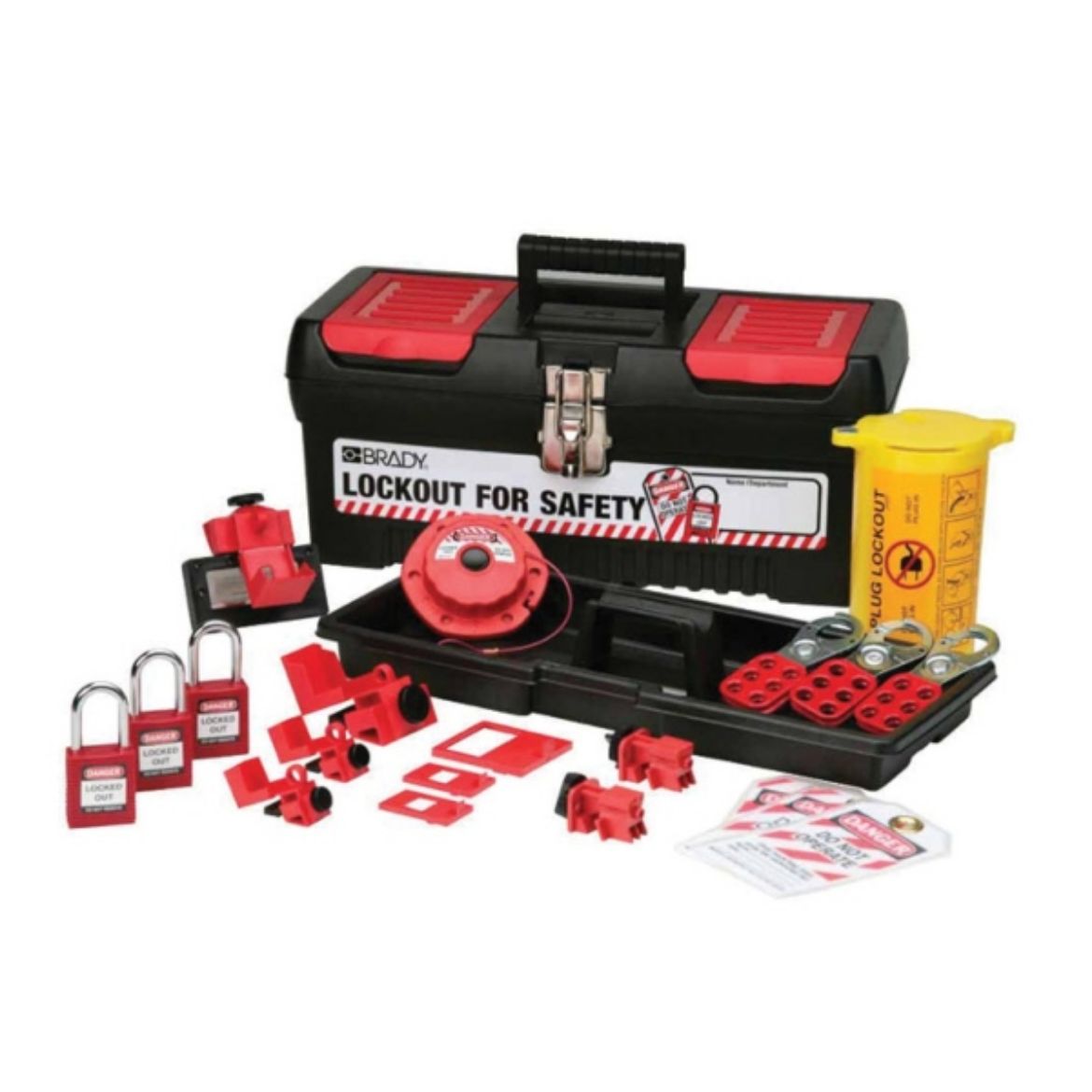 Picture of LOCKOUT KIT WITH 3 KEYED ALIKE SAFEY PADLOCKS