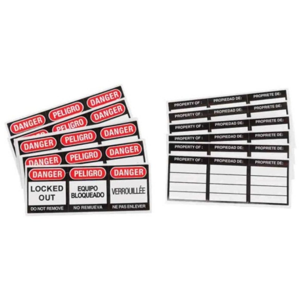 Picture of BRADY SAFETY PLUS PADLOCK LABELS