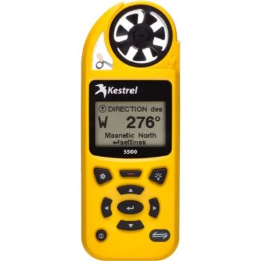 Picture of KESTREL 5500 WEATHER METER WITH LINK + VANE MOUNT - YELLOW