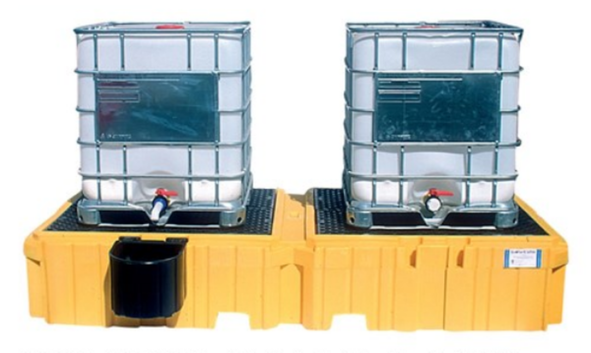 Picture of PRATT IBC SPILL PALLET TWIN SIDE BY SIDE 2 TANK