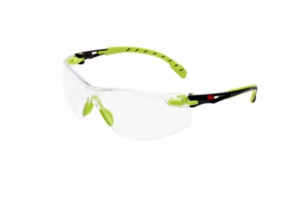 Picture of S1201SGAF-AS SOLUS GREEN BLACK FRAME / CLEAR SCOTCHGARD ANTI-FOG