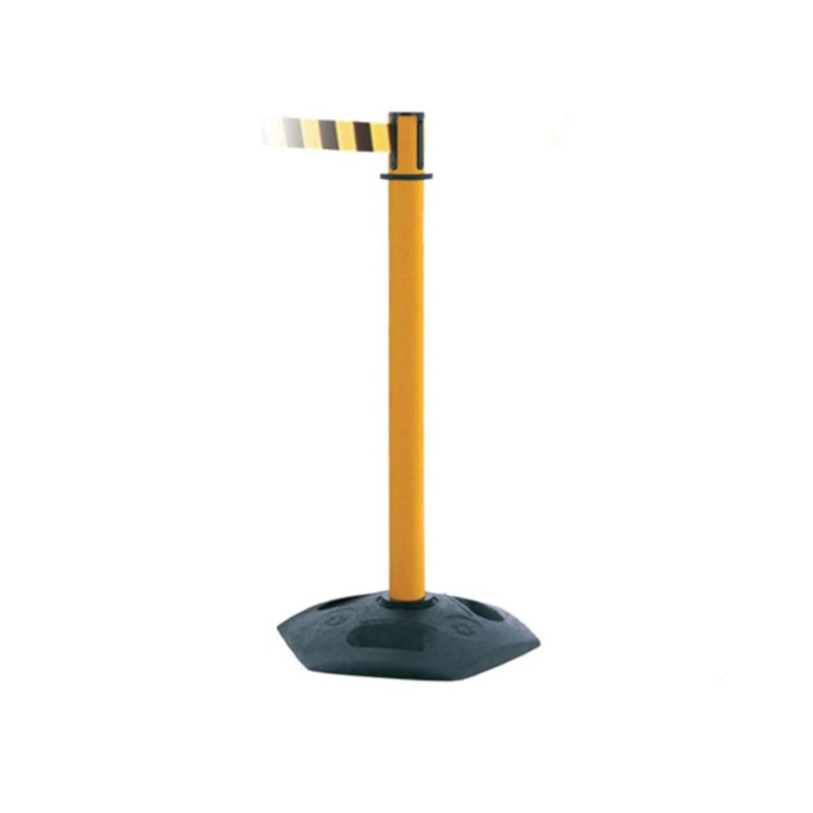 Picture of HEAVY DUTY TENSABARRIER - YELLOW POST &  BLACK/YELLOW WEBBING