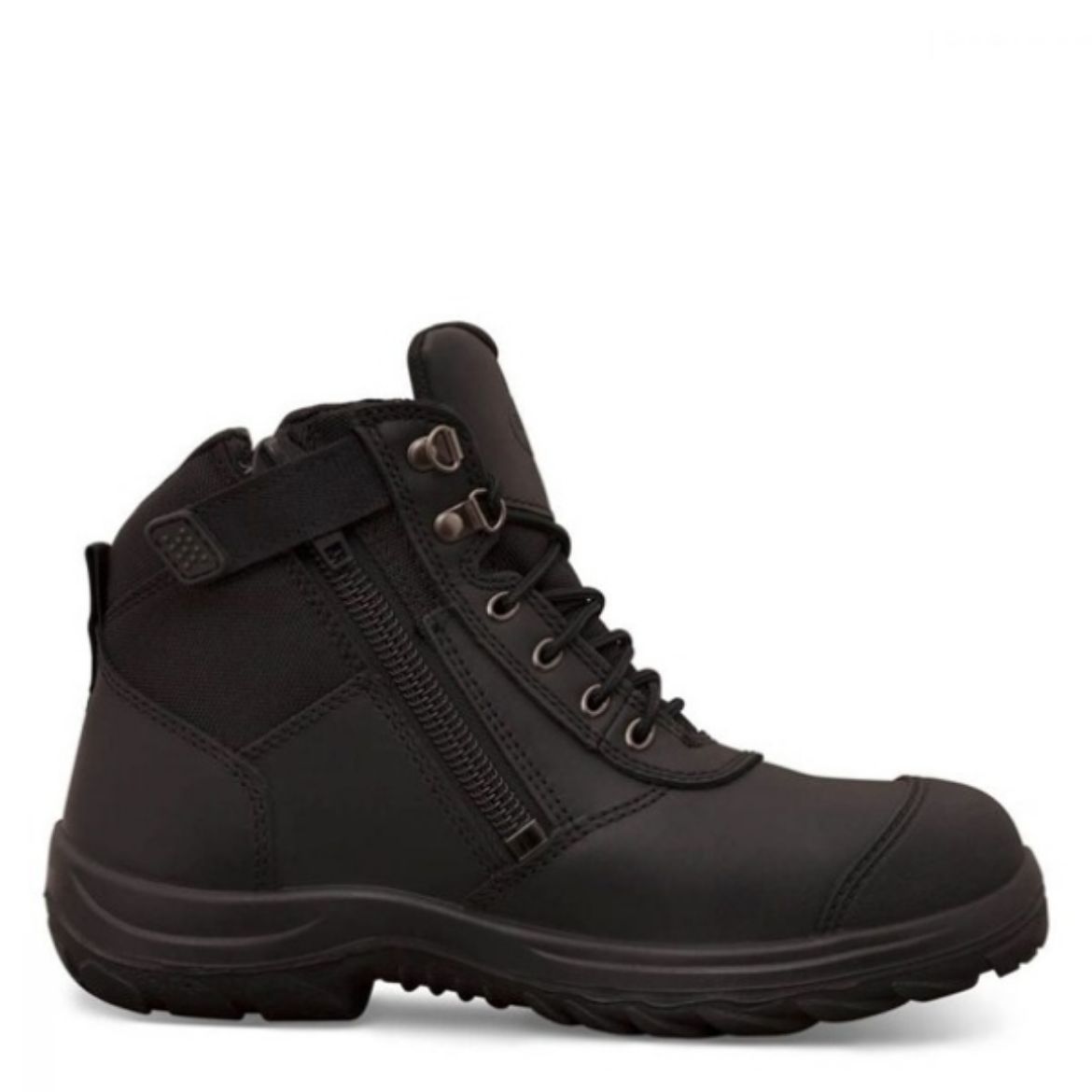 Picture of HIKER LACE UP ZIP SIDE BOOT, WATER RESISTANT FULL GRAIN LEATHER / CORDURA,
FULLY LINED, TOE SCUFF PROTECTION