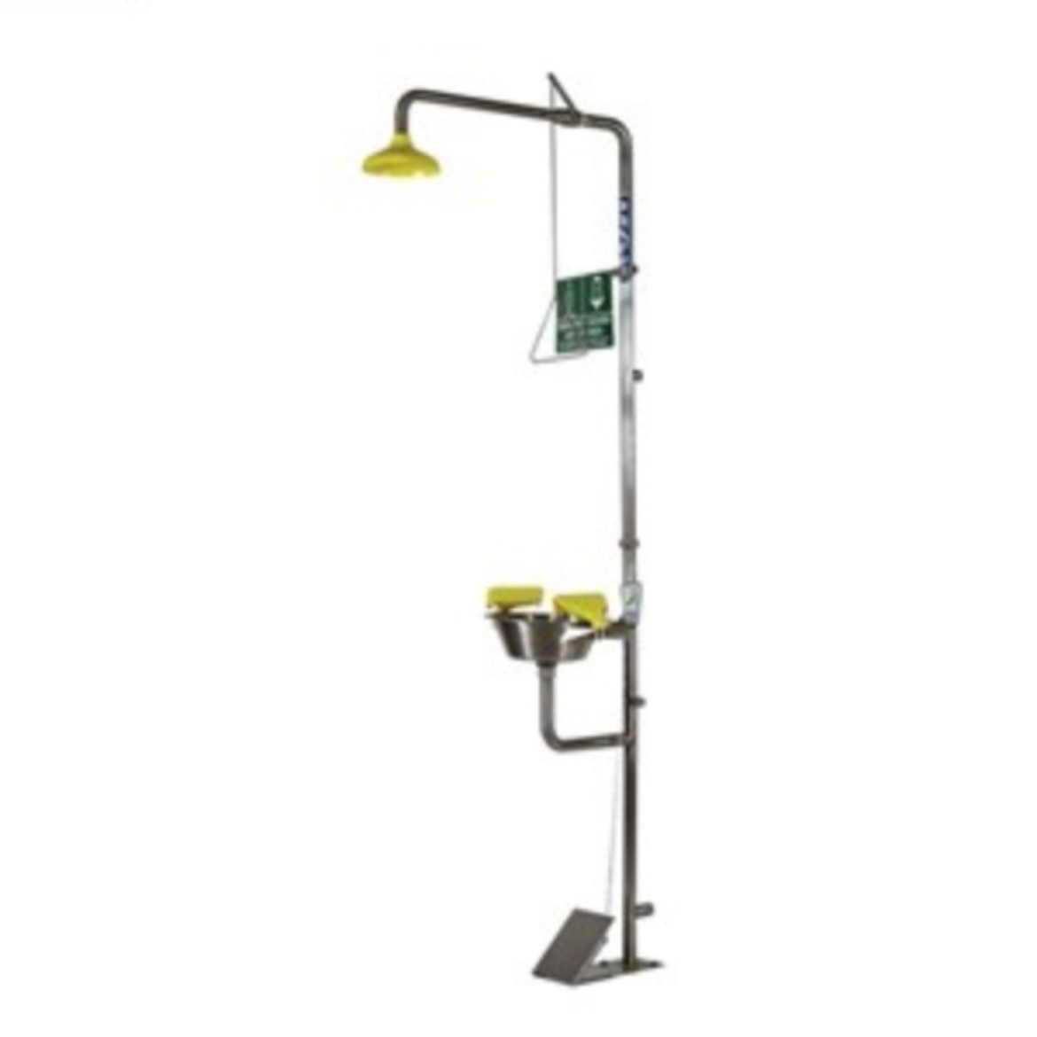 Picture of PRATT COMBINATION SHOWER WITH  EYE & FACE WASH NOZZLE WITH BOWL & FOOT TREADLE