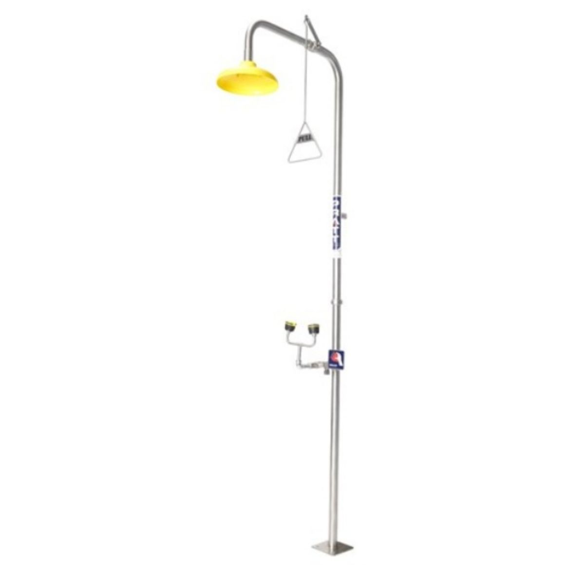 Picture of PRATT COMBINATION SHOWER WITH  SINGLE NOZZLE EYE WASH NO BOWL. NO FOOT TREADLE