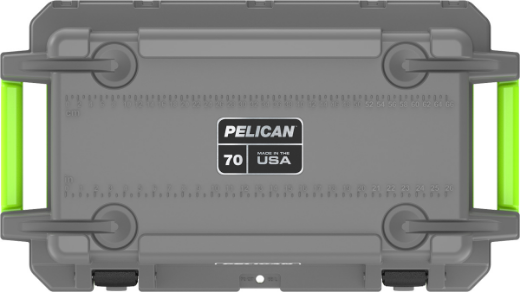 Picture of PELICAN ELITE COOLER 66 LITRE IM DARK GREY/ELECTRIC GREEN