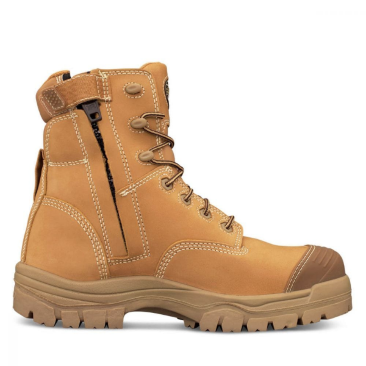 Picture of 150MM ZIP SIDE LACE UP BOOT, WATER RESISTANT NUBUCK LEATHER, FULLY LINED,
COMPOSITE TOE CAP, TOE SCUFF PROTECTION