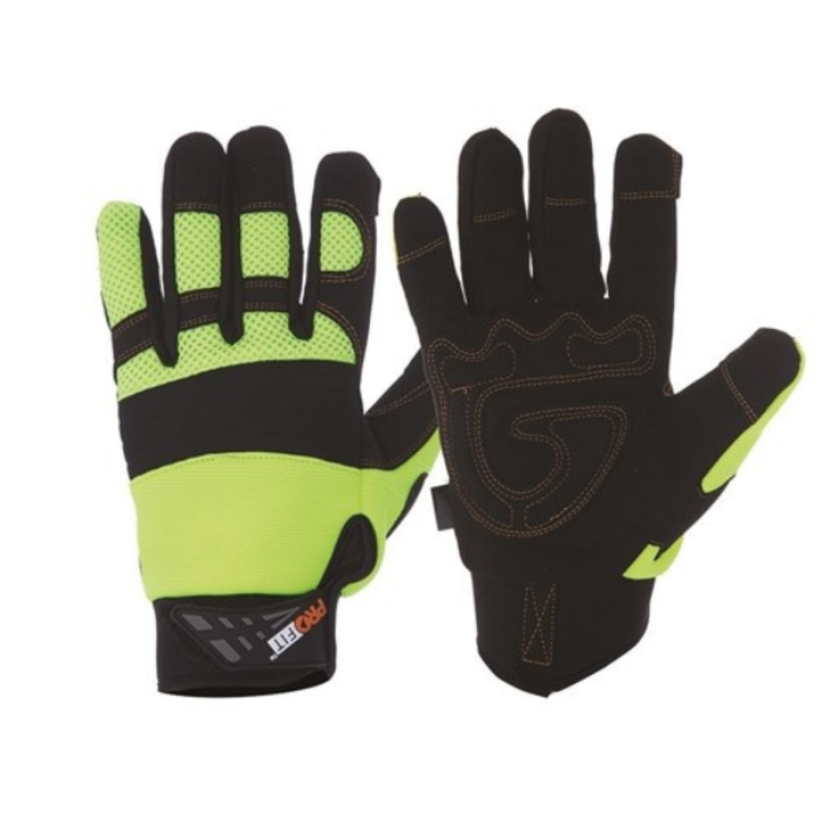 Picture of PT - PRO-FIT GRIP FULL FINGER, REINFORCED PALM. SIZE MEDIUM