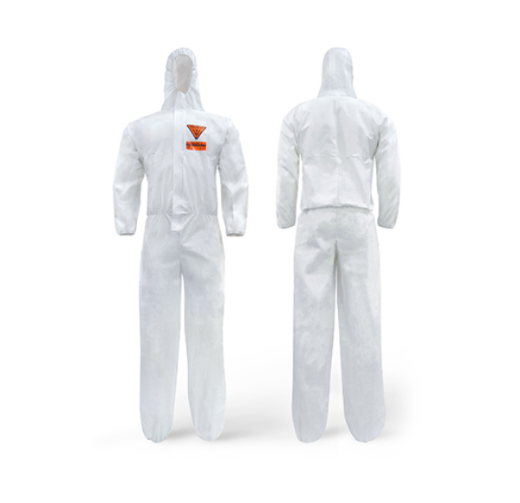 Picture of COVERALL TRIDENT® MICROPOROUS HST TYPE 5 / TYPE 6 WHITE. AVAILABLE IN SIZES S - 4XL