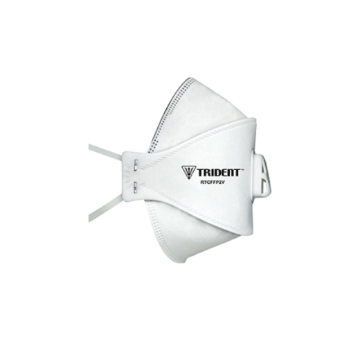 Picture of RESPIRATOR TRIDENT® FLAT FOLD P2 VALVED