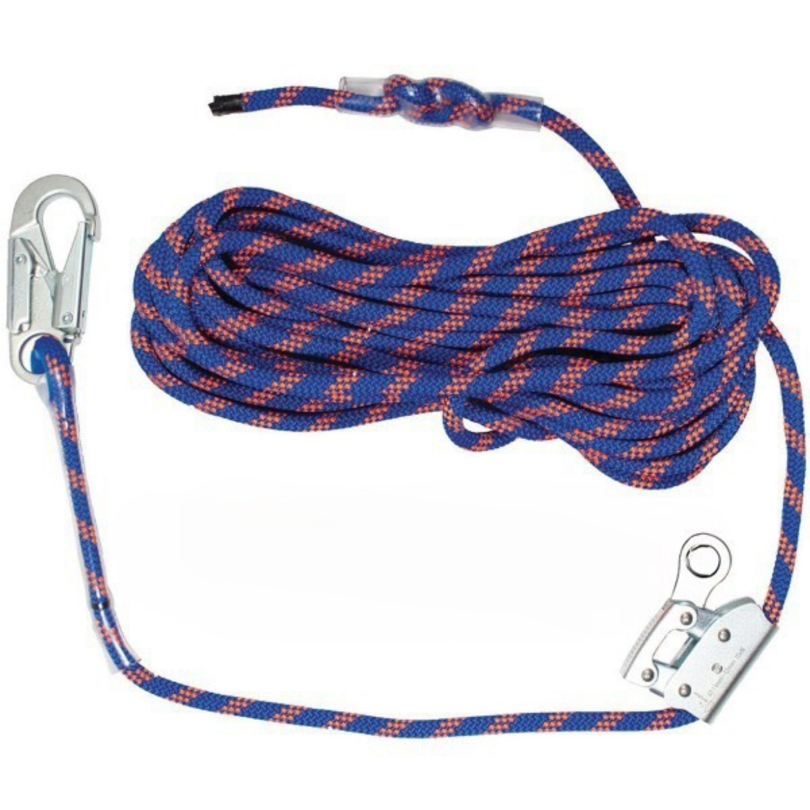 Picture of 11MM KERNMANTLE FALL ARREST LINE, 10 METRES WITH H1 SNAP HOOK ONE END AND RF1 ROPE ADJUSTER