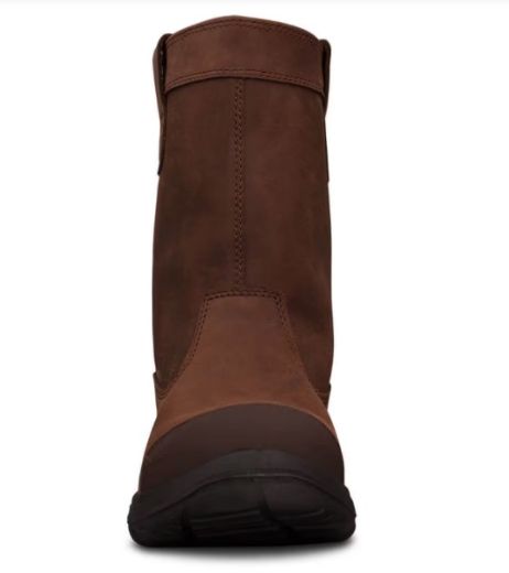 Picture of 250MM PULL ON BOOT, WATER RESISTANT PULL UP LEATHER, FULLY LINED, TOE SCUFF PROTECTION, BROWN.  SIZE 6