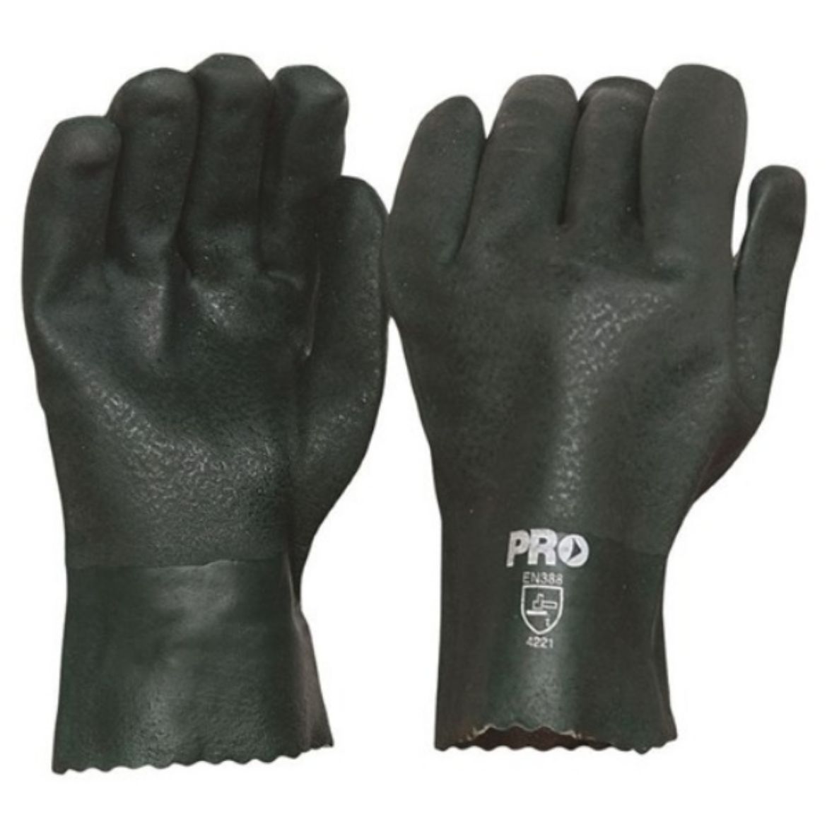 Picture of GREEN PVC DOUBLE DIPPED - LENGTH 27CM - ONE SIZE FITS MOST