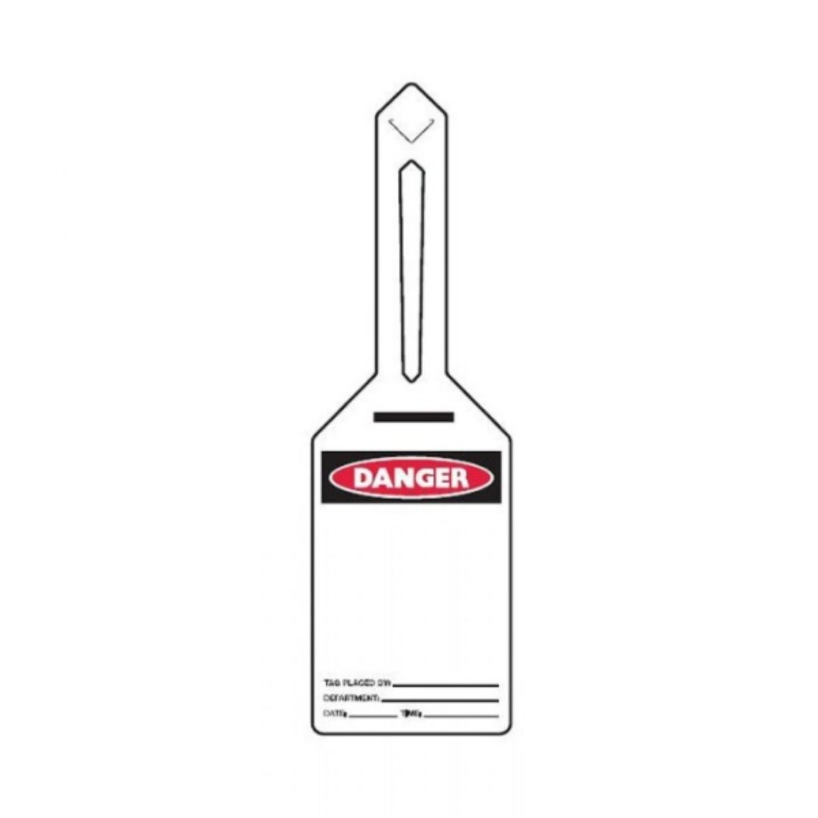 Picture of DANGER BLANK TIE-OUT LOCKOUT TAG