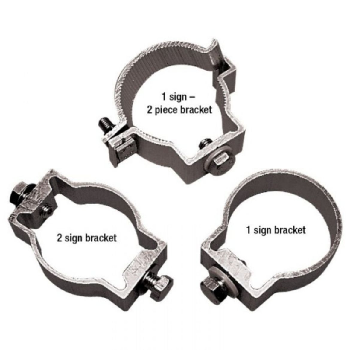 Picture of 1 SIGN METAL BRACKET FOR POST UP TO 60MM DIAMETER