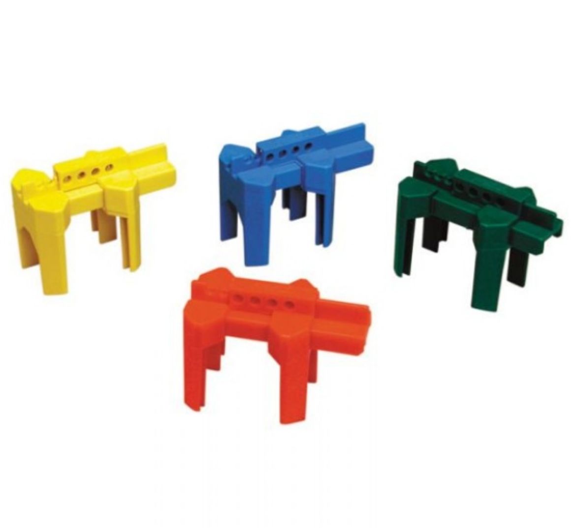 Picture of SMALL BALL VALVE LOCKOUT DEVICE RED