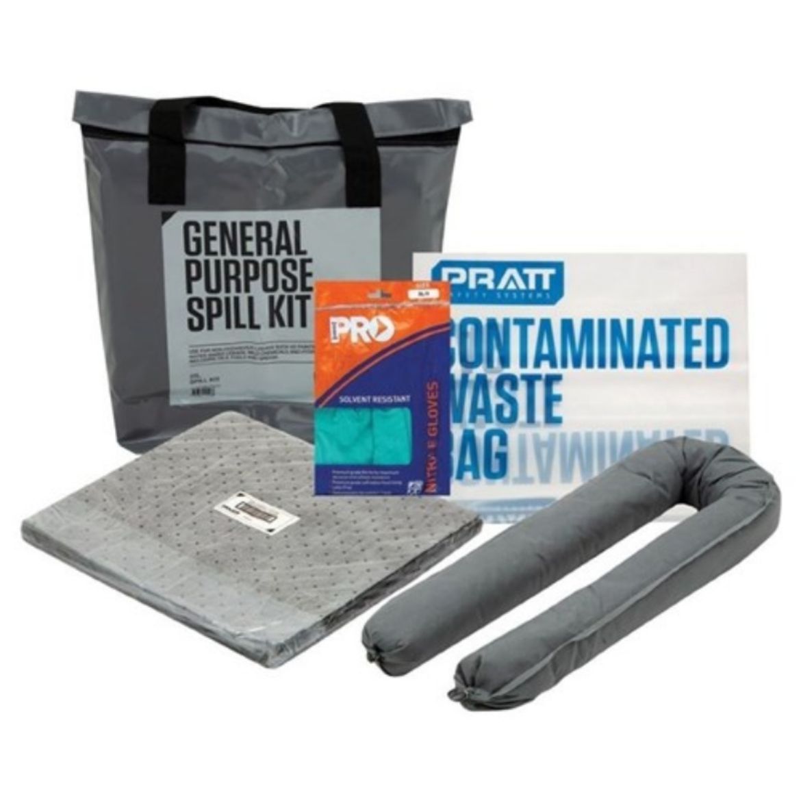 Picture of PRATT 25LTR GENERAL PURPOSE AUS SPILL KIT- GREY BAG