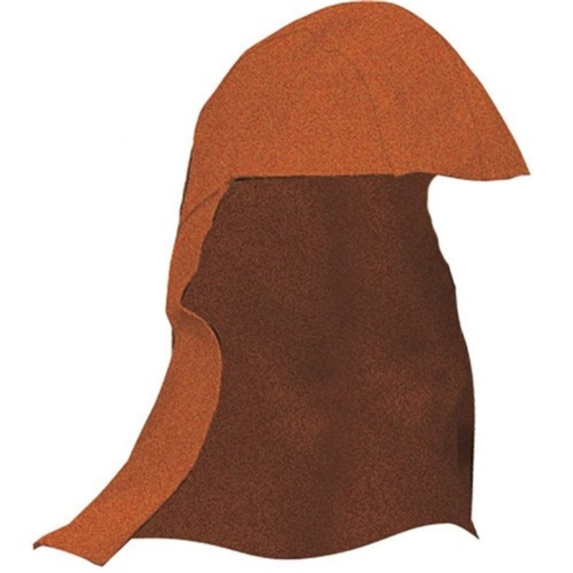 Picture of WELDERS CAP WITH NAPE - RED CHROME LEATHER