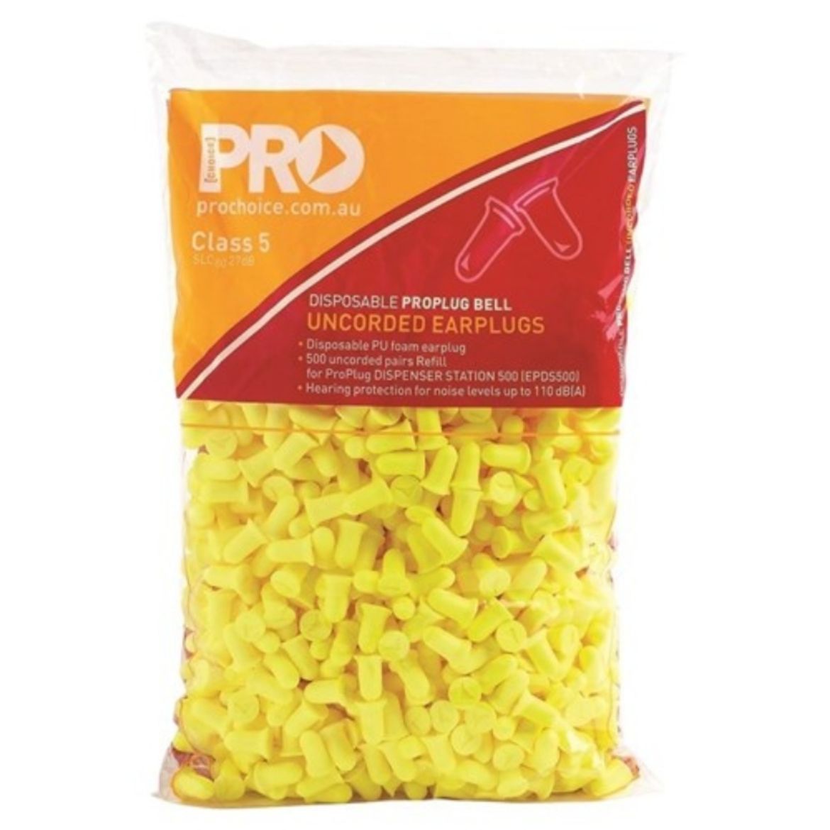 Picture of PRO-BELL PU EARPLUGS DISPENSER REFILL - CLASS 5, 27DB (A)
