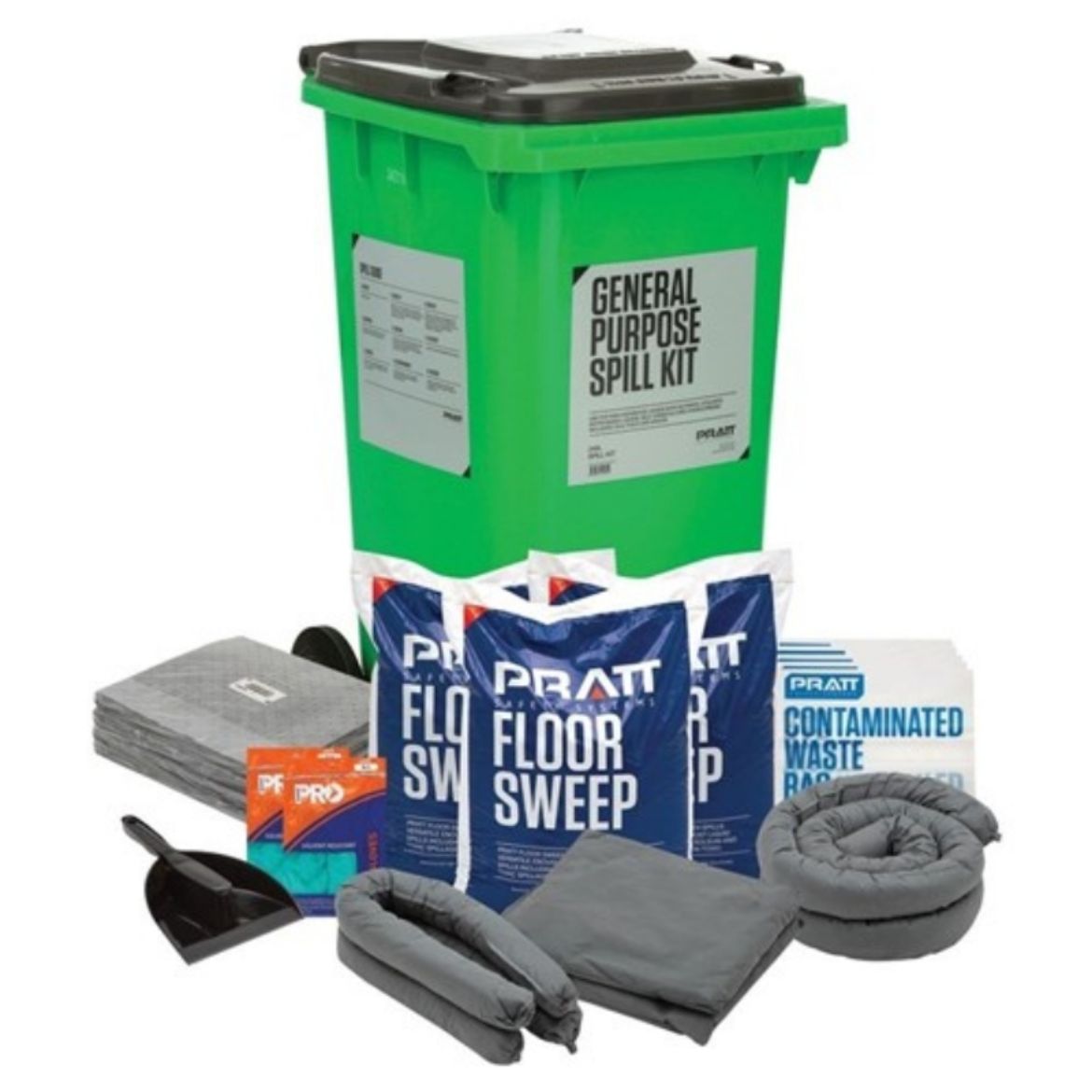 Picture of PRATT 240LTR GENERAL PURPOSE AUS SPILL KIT- GREY LID
