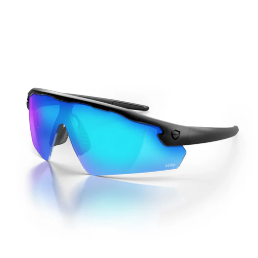 Picture of PHANTOMS MATTE BLACK FRAME/REFLECTORS BLUE LENS