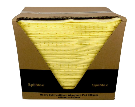 Picture of SPILMAX ABSORBENT PAD 400GSM - UNICHEM (480MM X 430MM)