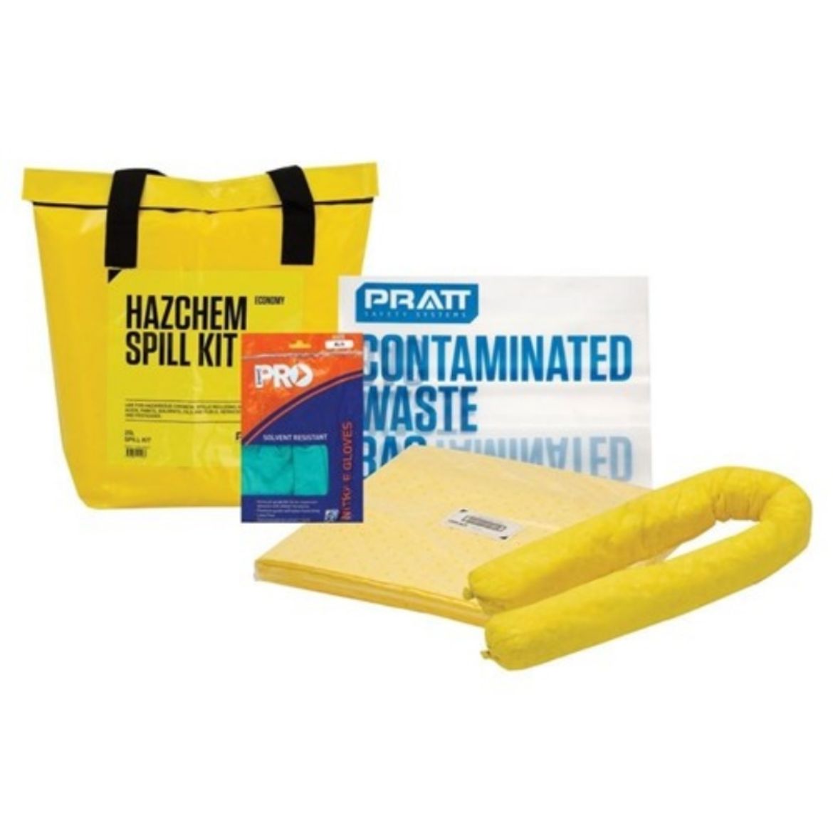 Picture of PRATT 25LTR HAZCHEM AUS SPILL KIT- YELLOW BAG