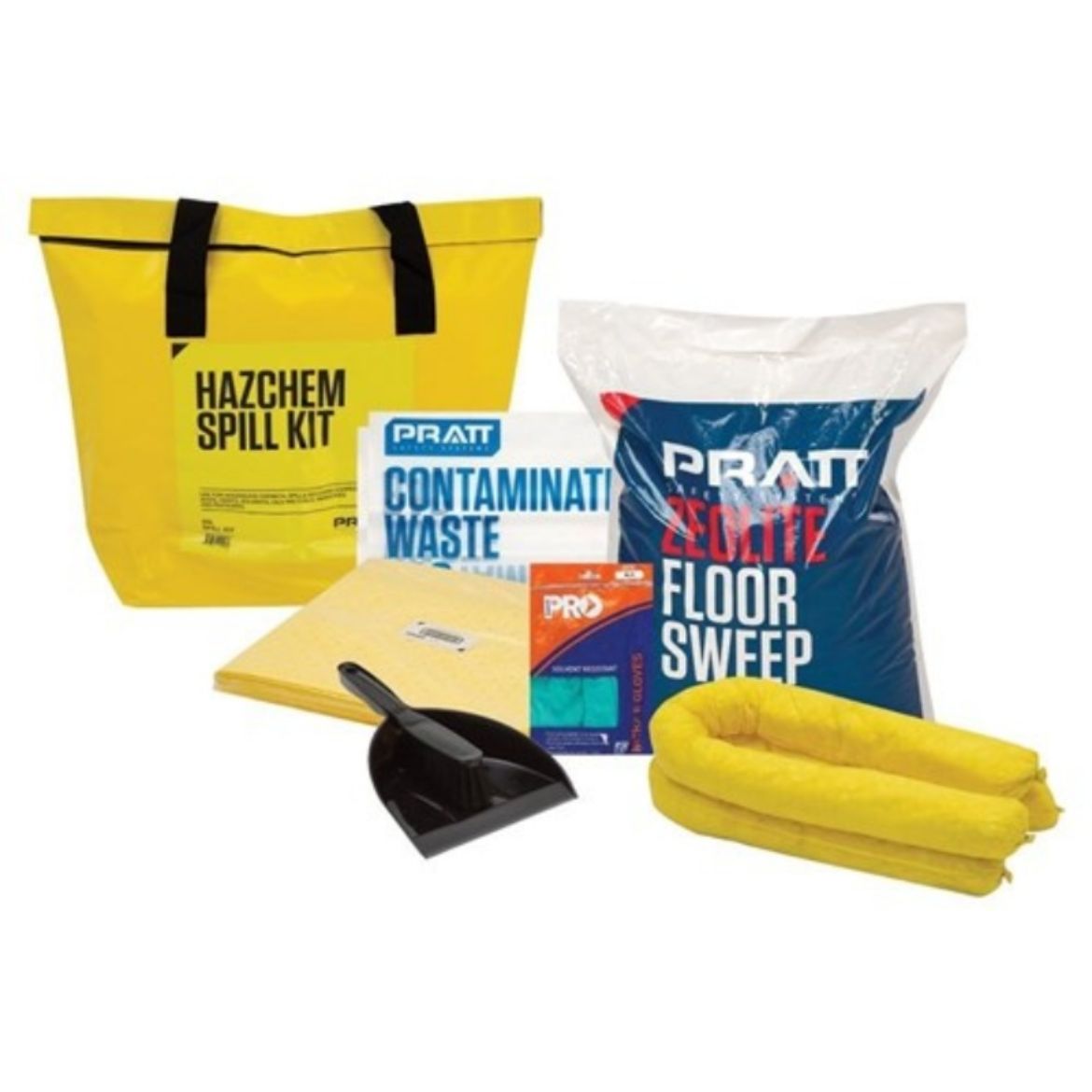 Picture of PRATT 50LTR HAZCHEM  AUS SPILL KIT- YELLOW BAG