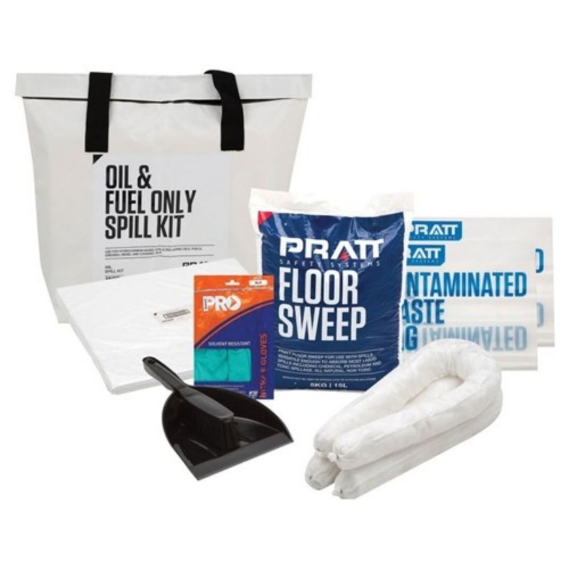 Picture of PRATT 50LTR  OIL & FUEL AUS SPILL KIT- WHITE BAG