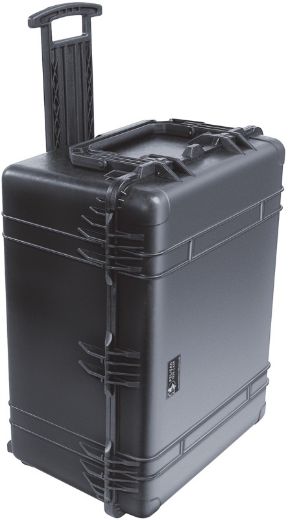 Picture of # 1630 PELICANT TRANSPORT CASE NO FOAM - BLACK