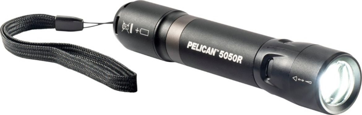 Picture of 5050R PELICAN FOCUS RECHARGEABLE TORCH, BLACK